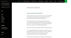 Desktop Screenshot of masondrama.com