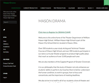 Tablet Screenshot of masondrama.com